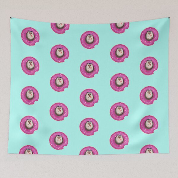 Item preview, Hedgehog chilling in a doughnut  designed and sold by Amz-art.