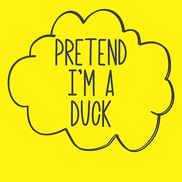 Vorschaubild zum Design Pretend I'm A Duck Lazy Halloween Costume Pretend Duck Gear von DynamicDesign
