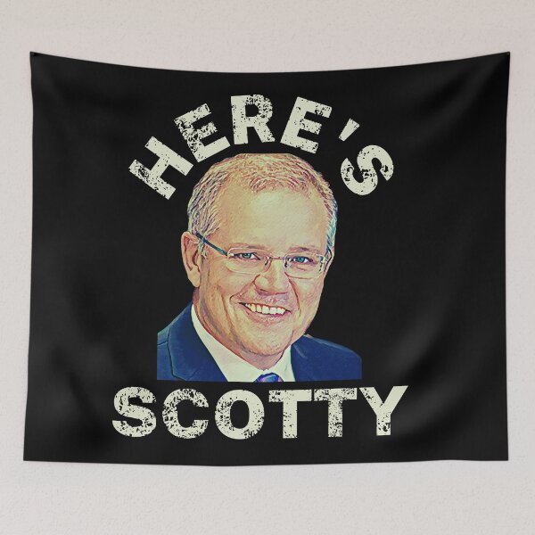 Item preview, Here’s Scotty | Vintage Retro | Distressed designed and sold by Aussies-R-Us.
