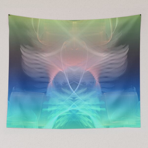 Item preview, 'Reama'- CG Digital radial Marine generative art pattern by The Raumier  designed and sold by N-W-T-S-I-O.