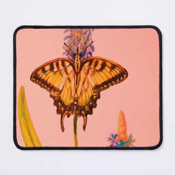 Item preview, Yellow Swallowtail On Pickerelweed designed and sold by Zina Stromberg.