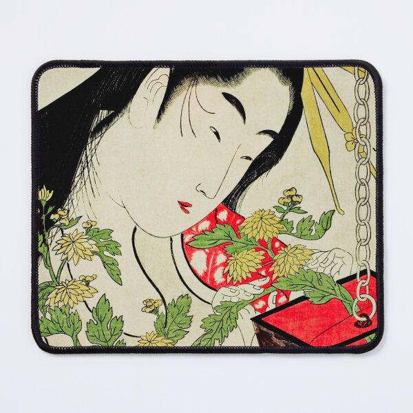 Item preview, The Courtesan Tsukioka of the Hyogoya designed and sold by brushandframes.