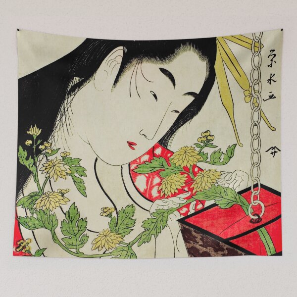 Item preview, The Courtesan Tsukioka of the Hyogoya designed and sold by brushandframes.