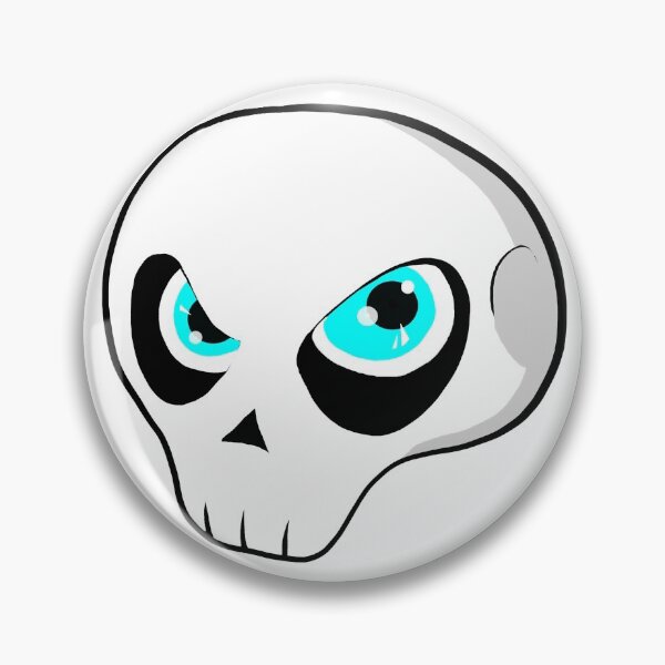 Item preview, blue eyed skull designed and sold by Marty Thor.