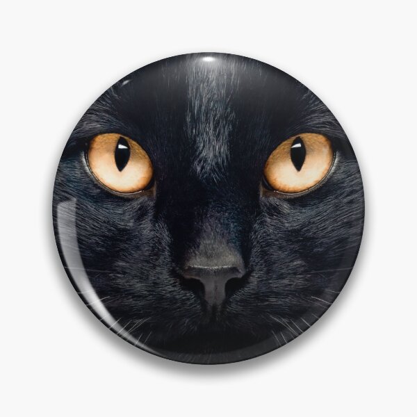 Item preview, Black cat face designed and sold by ArtsMarks.