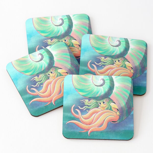 Item preview, Nautilus Mermaid designed and sold by evelyn-d-art.