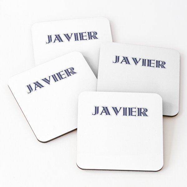 Item preview, JAVIER - Nametag for JAVIER Roman Style in Blue designed and sold by ferretmaes.