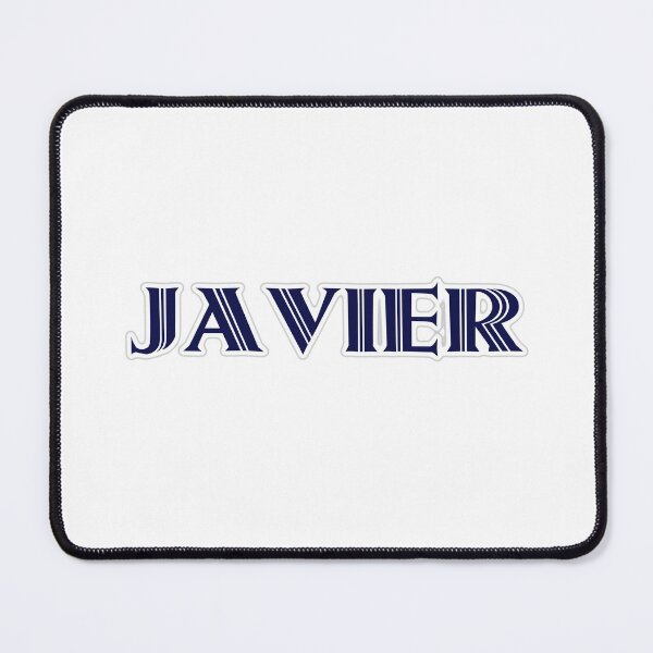 Item preview, JAVIER - Nametag for JAVIER Roman Style in Blue designed and sold by ferretmaes.