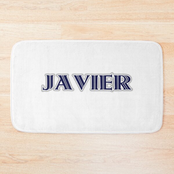Item preview, JAVIER - Nametag for JAVIER Roman Style in Blue designed and sold by ferretmaes.