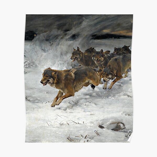 famous wolf paintings