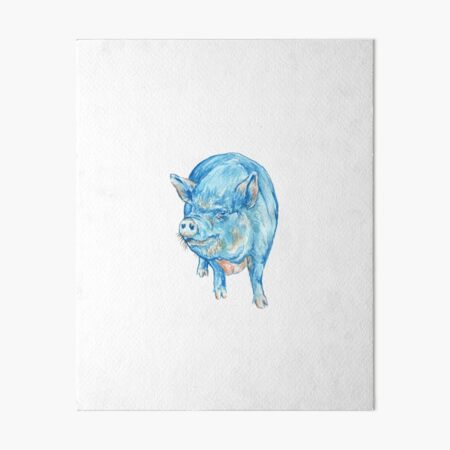 All in blue Art Board Print
