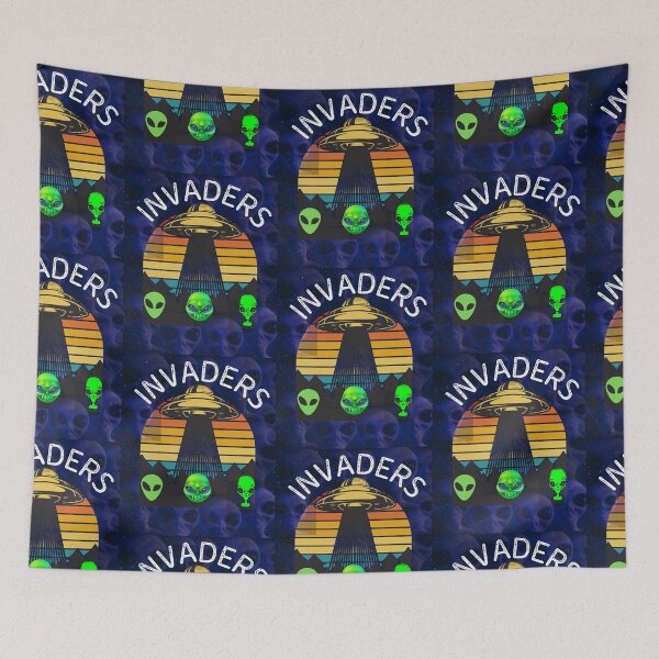 Item preview, Halloween Invaders designed and sold by WoodburyLake.