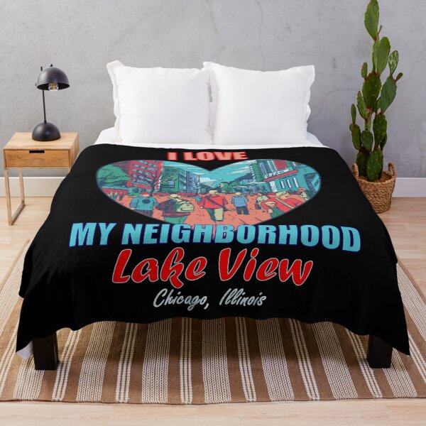 Item preview, I Love My Neighborhood Lake View Chicago - Community Pride designed and sold by artfulnotebook.