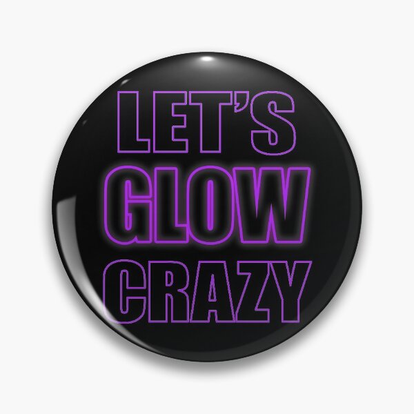 Item preview, Let's Glow Crazy Purple designed and sold by that5280lady.