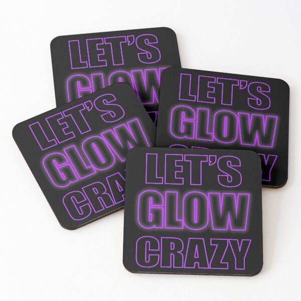 Item preview, Let's Glow Crazy Purple designed and sold by that5280lady.