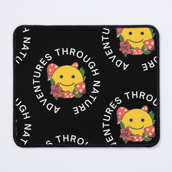 Item preview, Adventures Through Nature, Trippy Shirt, Mushrooms, Happy Face, Smiley Face, Tarot Positivity Mental Health Matters, Plant Medicine designed and sold by GionaSophia.