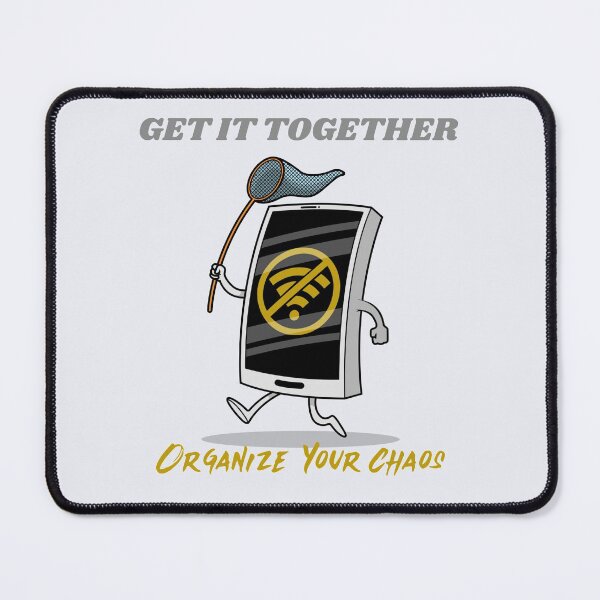 Item preview, Organize Your Chaos, Playful Cellphone lost signal - Personal Finance designed and sold by BearMrktGenius.