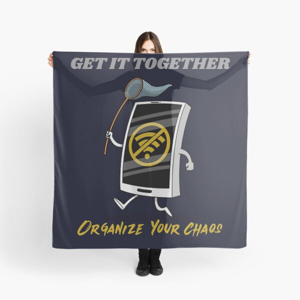Item preview, Organize Your Chaos, Playful Cellphone lost signal - Personal Finance designed and sold by BearMrktGenius.