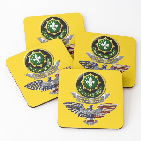 Item preview, 2nd Armored Cavalry Regiment (ACR) Veteran designed and sold by SoldierAlways.