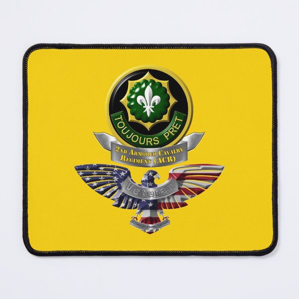 Item preview, 2nd Armored Cavalry Regiment (ACR) Veteran designed and sold by SoldierAlways.