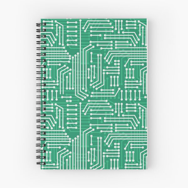 Item preview, Green Printed Circuit Board, PCB Trace Lines Patterns designed and sold by EngineersArt.