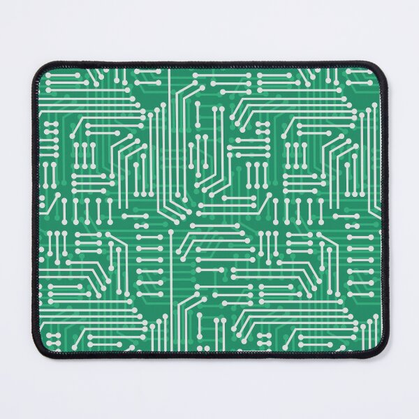 Item preview, Green Printed Circuit Board, PCB Trace Lines Patterns designed and sold by EngineersArt.