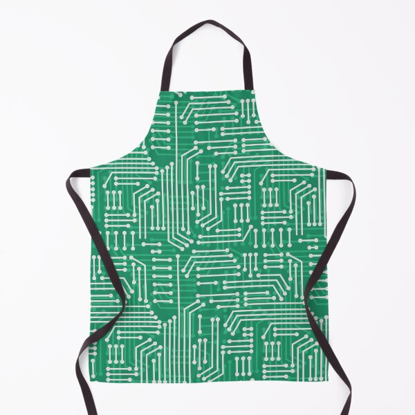 Item preview, Green Printed Circuit Board, PCB Trace Lines Patterns designed and sold by EngineersArt.