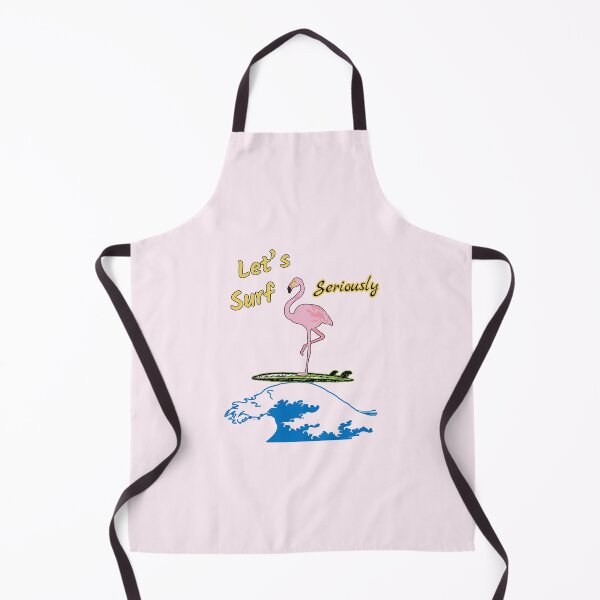 Item preview, Let's surf seriously - funny flamingo quote designed and sold by NathBros.