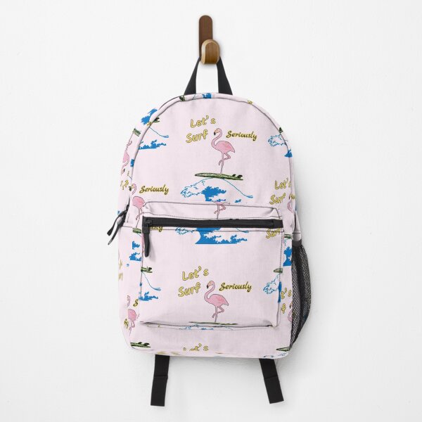Item preview, Let's surf seriously - funny flamingo quote designed and sold by NathBros.