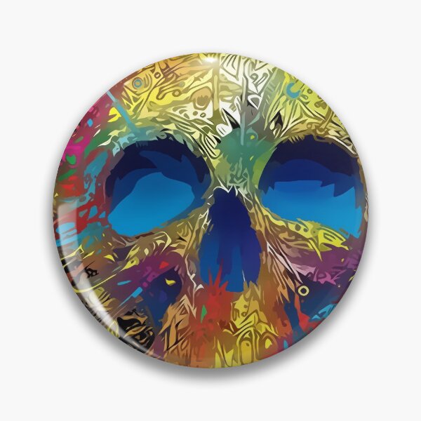 Item preview, Abstract Colors Skull designed and sold by Cosix.