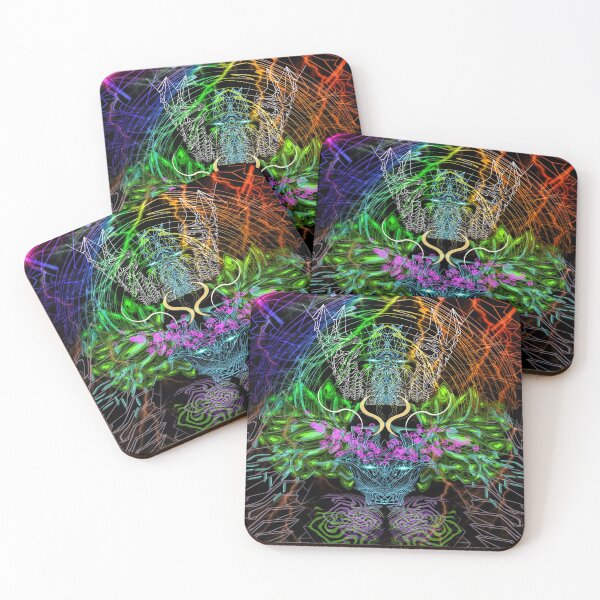 Item preview, Psychedelic Rainbow, Eagle and Moose designed and sold by Natfigcreates.