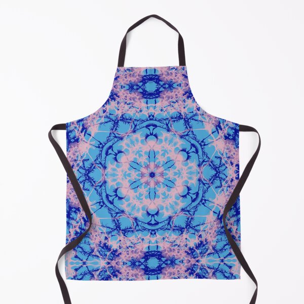 Item preview, Crystallized Potential ~ Blue and Pink Abstract Fractal Mandala Art designed and sold by Ascension Vibrations.