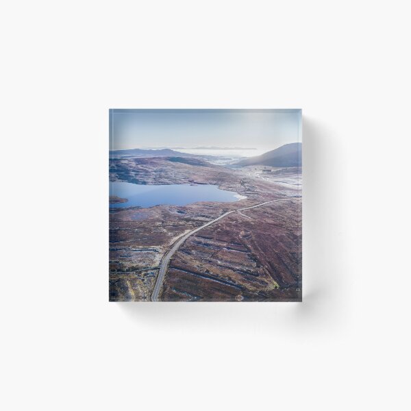 Lough Unna and the road to Carrick Acrylic Block