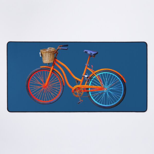 Artikelvorschau, Altes isländisches Fahrrad auf schnorchelblauem Hintergrund entworfen und verkauft von AHELENE.