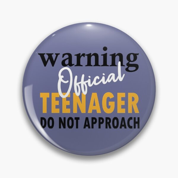 Item preview, Warning Official Teenager Do Not Approach, warning official teenager, super funny gift, mom dad grandma aunt, uncle boy, attitude funny gift idea, boy-girl mom dad designed and sold by adjamine.