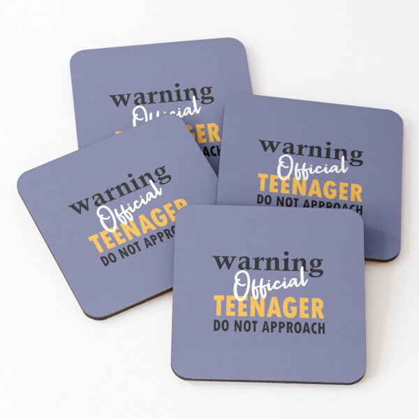 Item preview, Warning Official Teenager Do Not Approach, warning official teenager, super funny gift, mom dad grandma aunt, uncle boy, attitude funny gift idea, boy-girl mom dad designed and sold by adjamine.