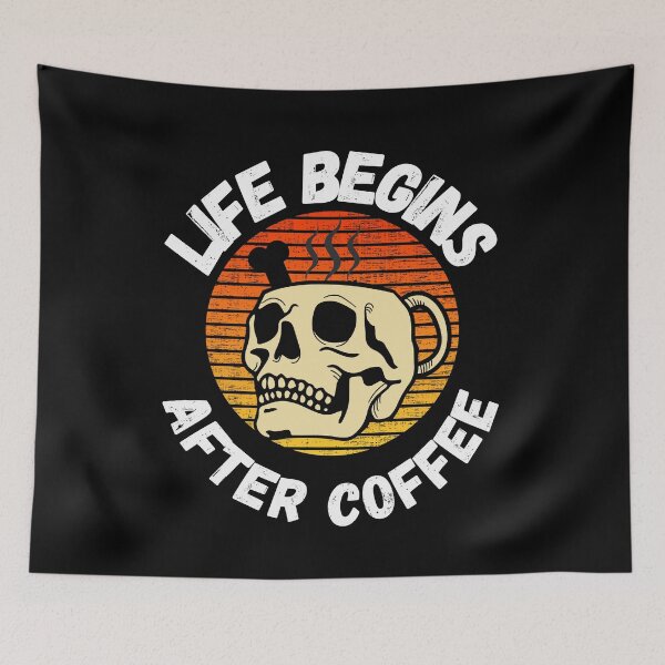 Item preview, Life Begins After Coffee designed and sold by ShowMePride.