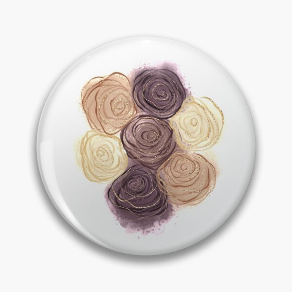 Item preview, tea roses fluid art designed and sold by Mashusha-art.