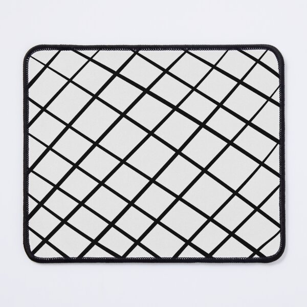 Item preview, black and white net, x print designed and sold by Ruba-Mo.