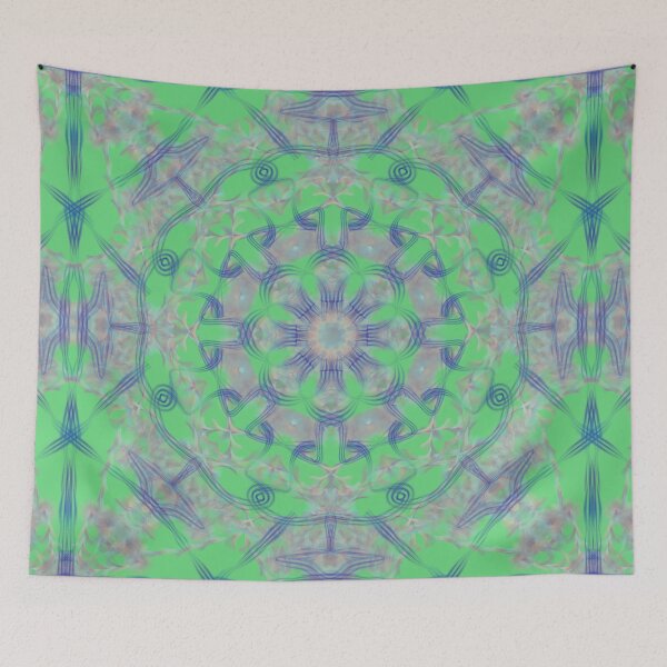 Item preview, The Dawn Of Ostara ~ Colorful Abstract Fractal Mandala Art designed and sold by Ascension Vibrations.