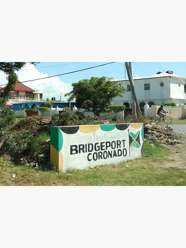 "Bridgeport Jamaica would like to you!" Sticker for Sale by