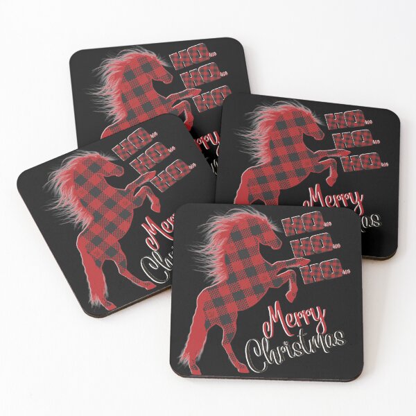Item preview, Merry Christmas Horse Design, Equestrian Christmas, Horse Holiday, HO HO HORSE, Horse Lover Christmas designed and sold by LifeCrush.