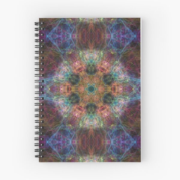 Item preview, Technicolor Dreamscape ~ Rainbow Abstract Fractal Mandala Art designed and sold by Ascension Vibrations.