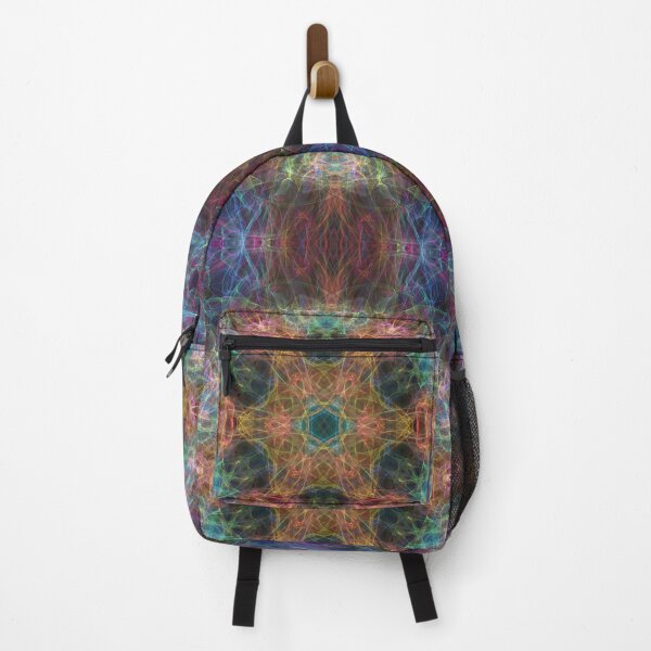 Item preview, Technicolor Dreamscape ~ Rainbow Abstract Fractal Mandala Art designed and sold by Ascension Vibrations.