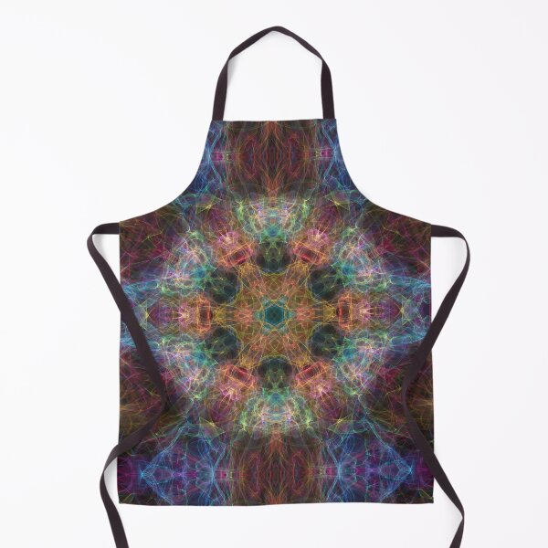 Item preview, Technicolor Dreamscape ~ Rainbow Abstract Fractal Mandala Art designed and sold by Ascension Vibrations.