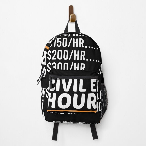 Item preview, Funny Civil Engineer Hourly Rate designed and sold by ZOHANATION.