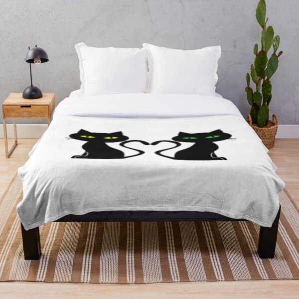 Item preview, Cool gatos negros formando un corazón con sus colas. designed and sold by FreshOutTheBox.
