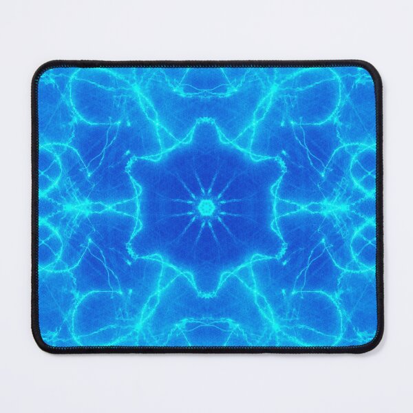 Item preview, Electric Resonance ~ Blue Abstract Fractal Mandala Art designed and sold by Ascension Vibrations.