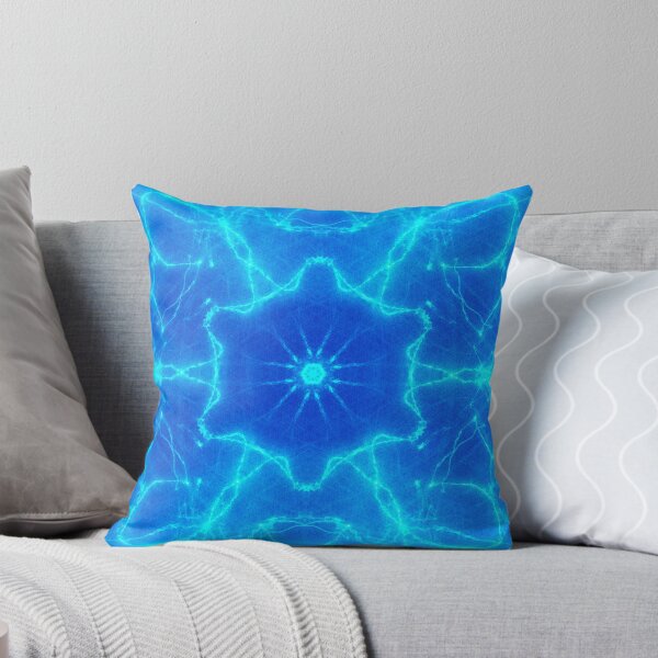 Item preview, Electric Resonance ~ Blue Abstract Fractal Mandala Art designed and sold by Ascension Vibrations.