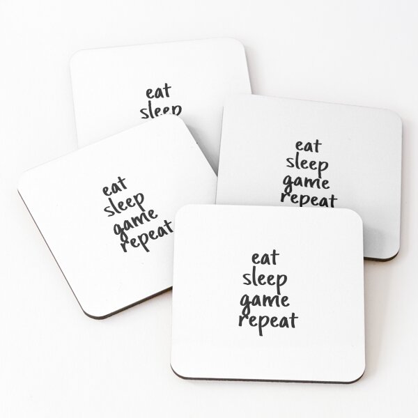Item preview, EAT SLEEP GAME REPEAT designed and sold by Saritahosny1.
